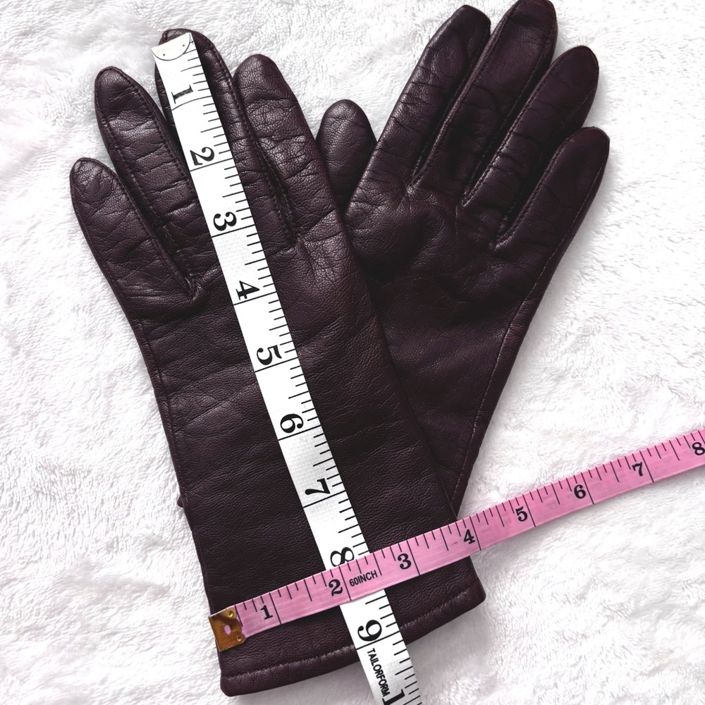 FOWNES Vintage Thinsulate Brown Leather Gloves--6.5 - Picture 10 of 10